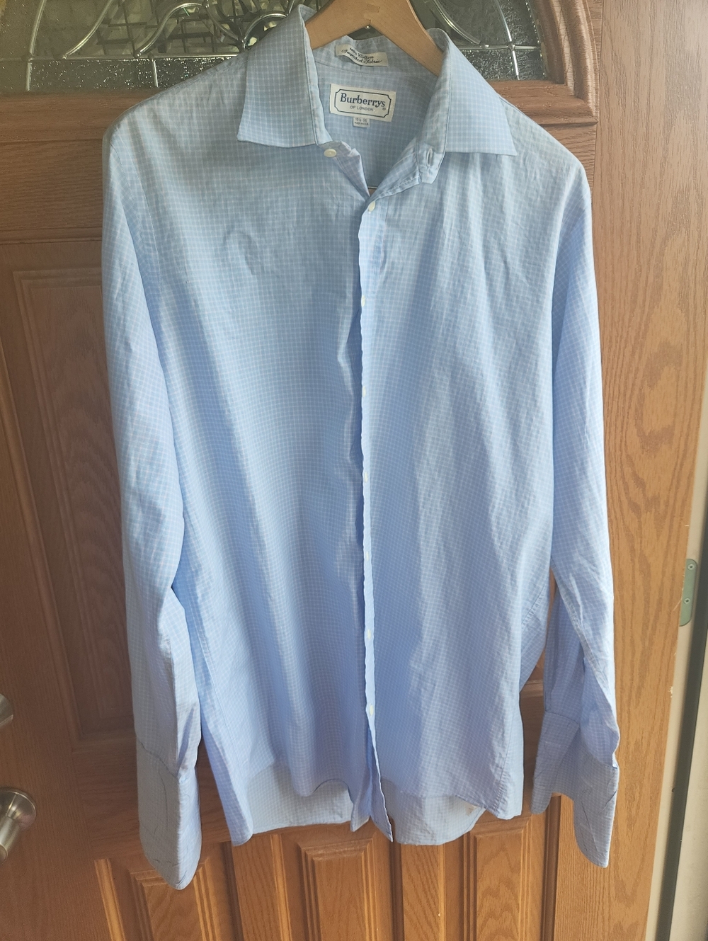 Burberry Mens dress Burberrys of London size 15 1/2 35